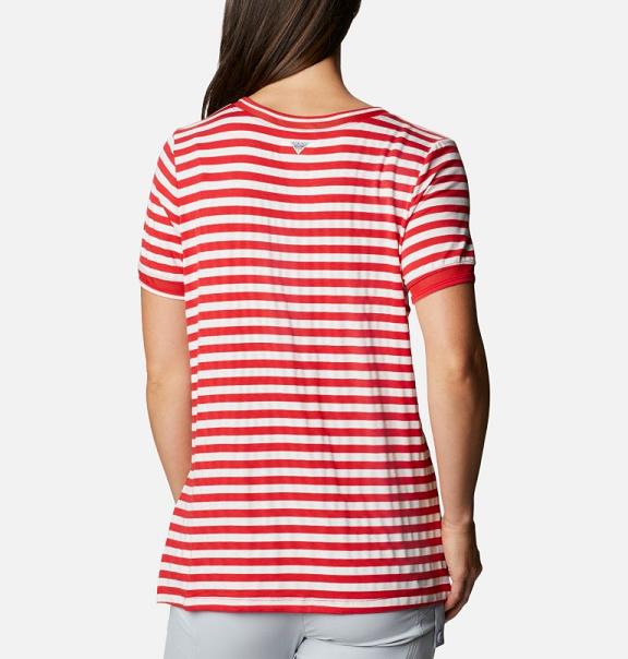 Columbia Slack Water T-Shirt Red For Women's NZ37804 New Zealand